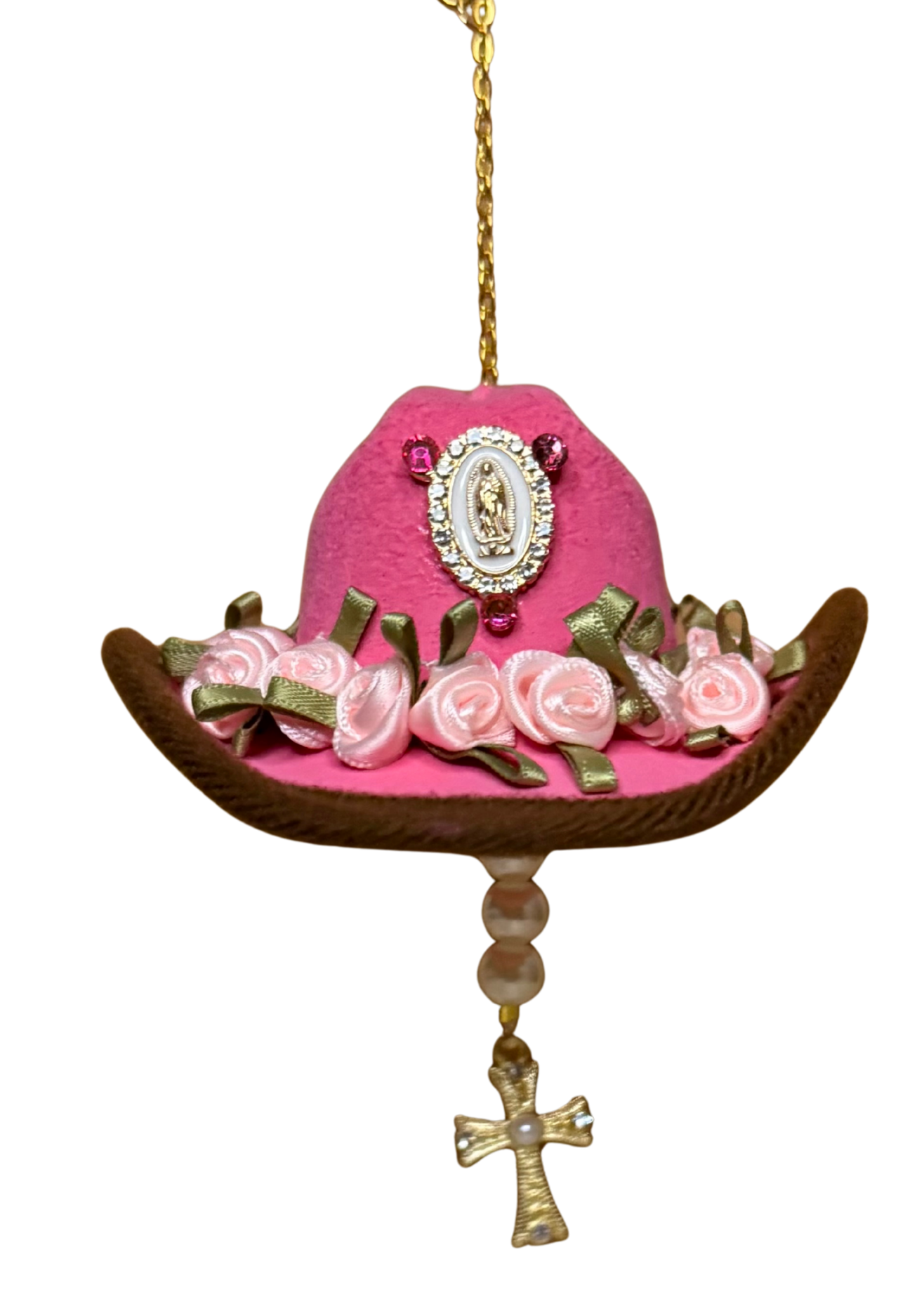 Virgin Mary Hat Charms-Como La Flor